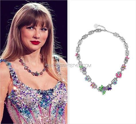 versace necklace taylor swift|Taylor Swift Versace tour necklace.